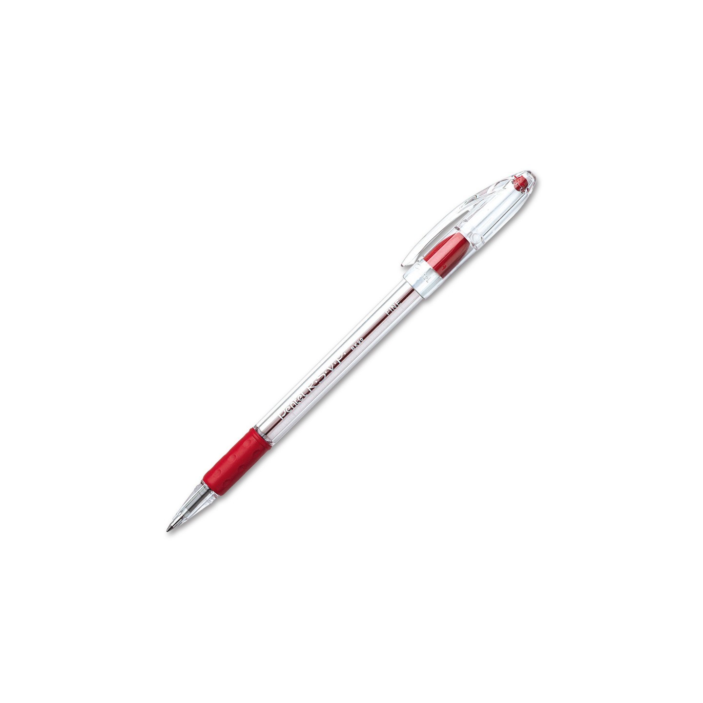 Pentel® R.S.V.P.® Ballpoint Pen, Fine Point, Red