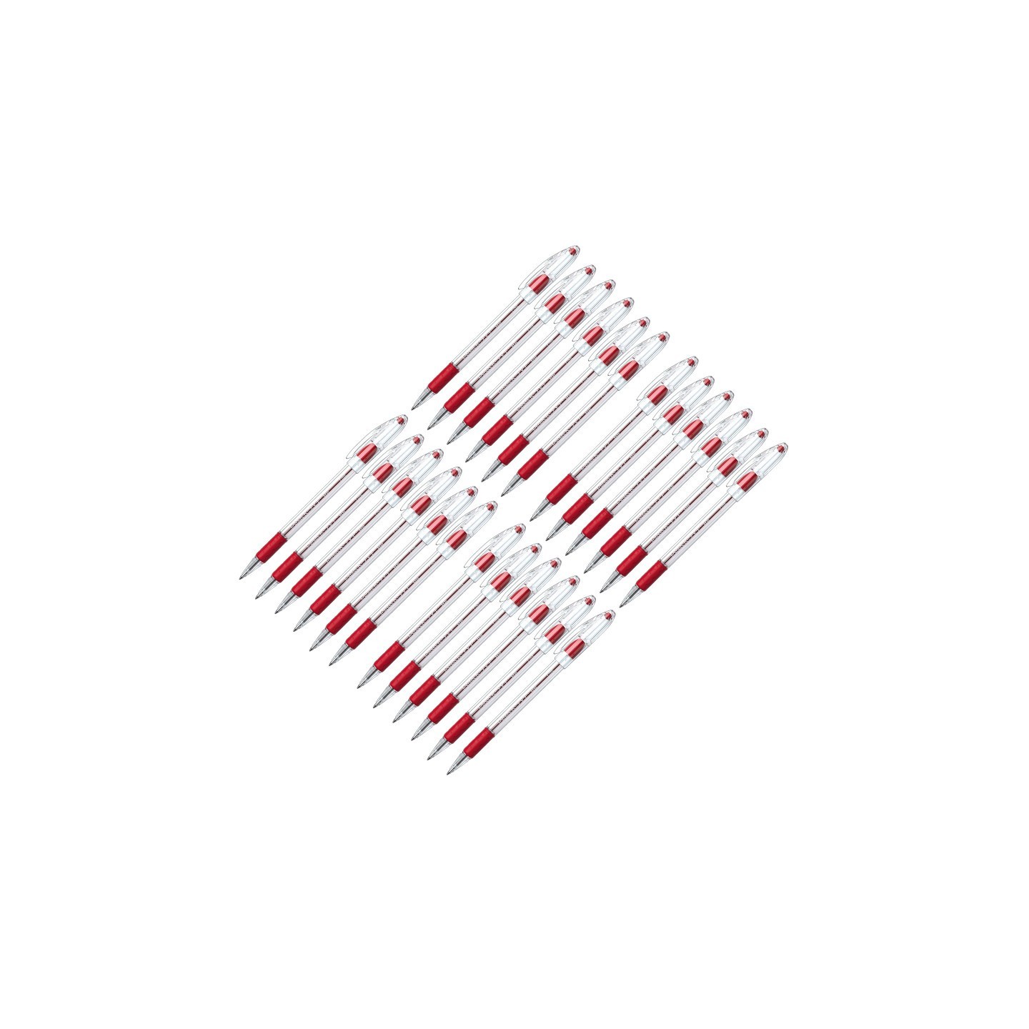 Pentel® R.S.V.P.® Ballpoint Pen, Fine Point, Red, Pack of 24