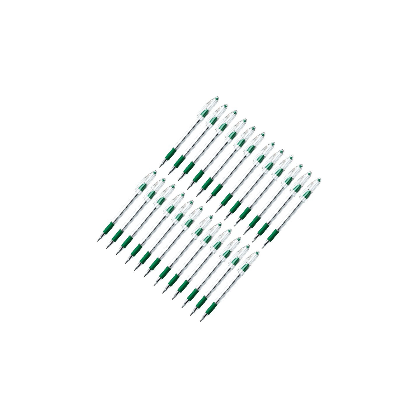 Pentel® R.S.V.P.® Ballpoint Pen, Fine Point, Green, Pack of 24