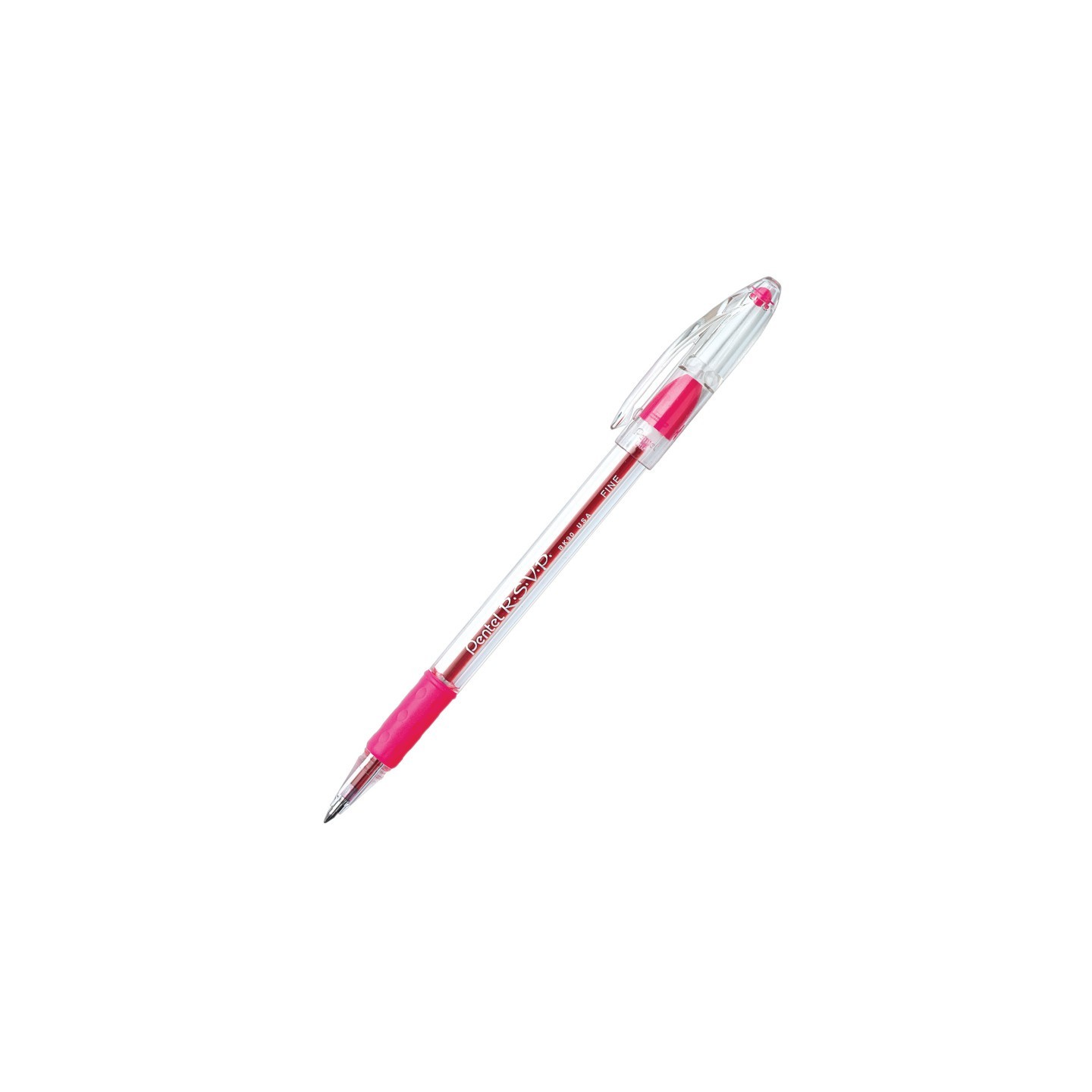 Pentel® R.S.V.P.® Ballpoint Pen, Fine Point, Pink