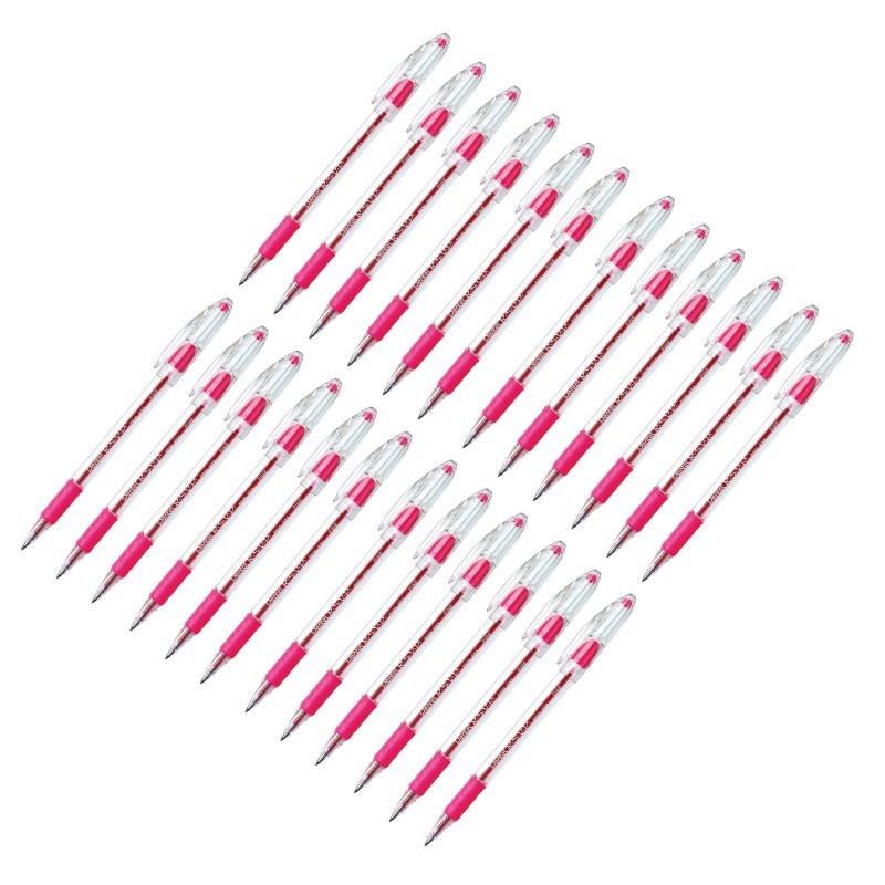 Pentel® R.S.V.P.® Ballpoint Pen, Fine Point, Pink, Pack of 24