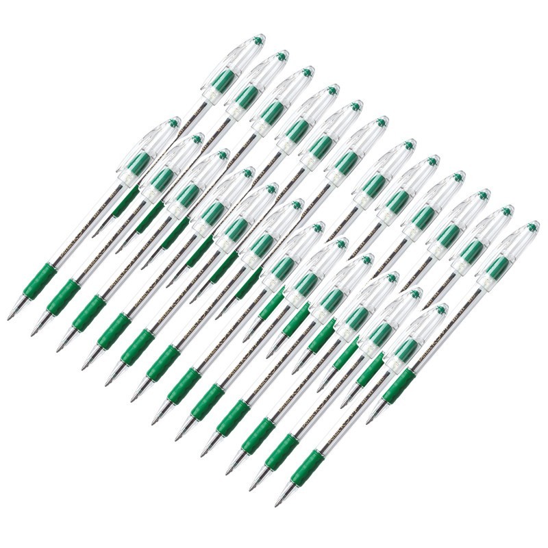 Pentel® R.S.V.P.® Ballpoint Pen, Medium Point, Green, Pack of 24