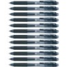 Pentel® EnerGel-X™ Retractable Liquid Gel Pen, Black, 0.5mm, Pack of 12