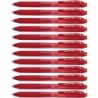 Pentel® EnerGel-X™ Retractable Liquid Gel Pen, Red, 0.5mm, Pack of 12
