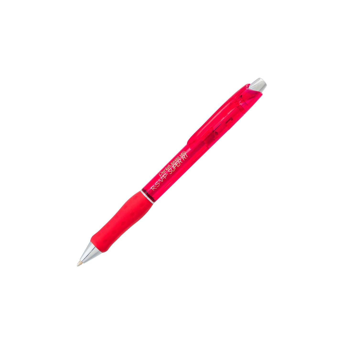 Pentel® R.S.V.P.® Super RT Retractable Ballpoint Pen, Red