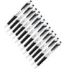 Pentel® GlideWrite Ballpoint Pen with TechniFlo Ink, (1.0mm) Medium Line, Black, 1 Dozen