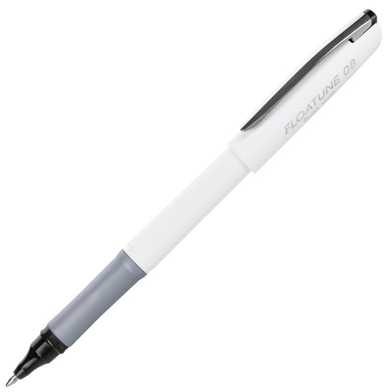 Pentel® FLOATUNE Rollerball, 0.8mm, Medium Line, Black Ink, 1 Dozen