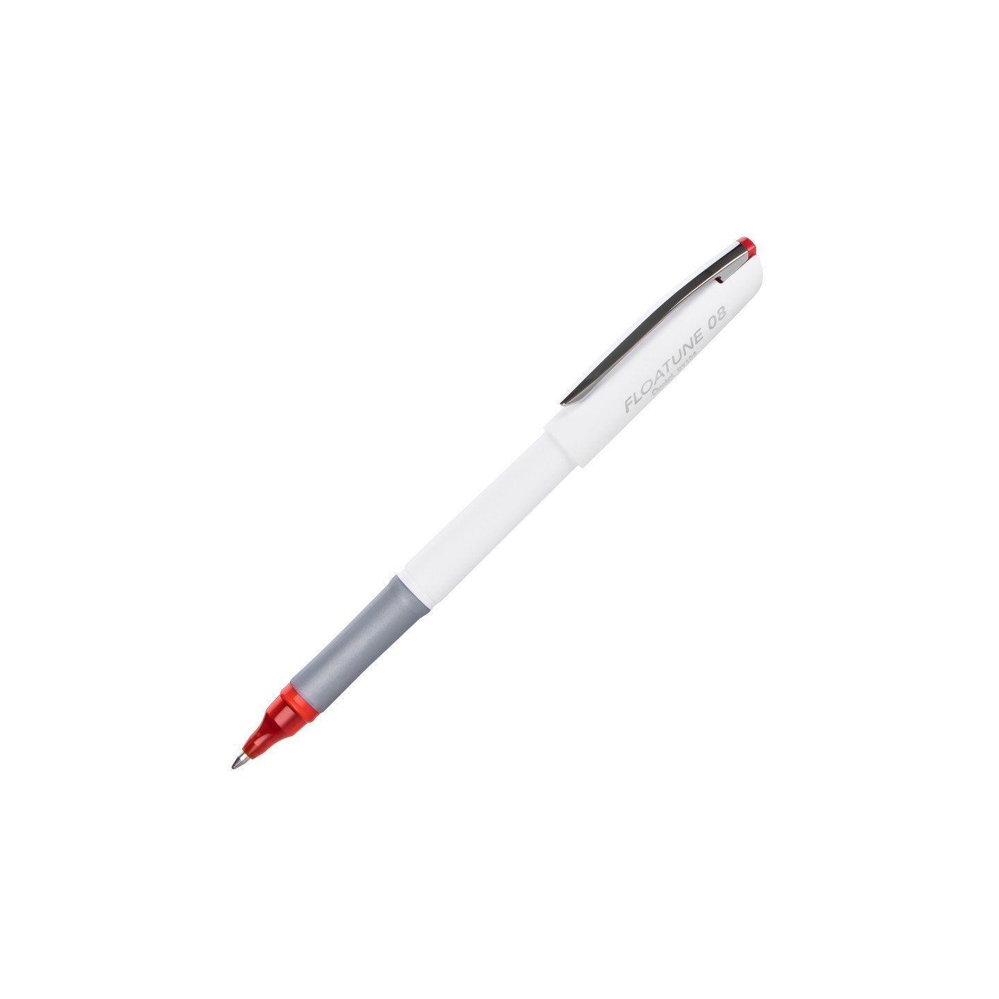 Pentel® FLOATUNE Rollerball, 0.8mm, Medium Line, Red Ink, 1 Dozen