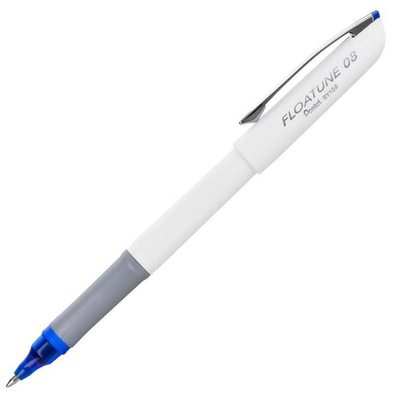 Pentel® FLOATUNE Rollerball, 0.8mm, Medium Line, Blue Ink, 1 Dozen