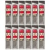 Pentel® HB Super Hi-Polymer Leads, 0.5mm, Black, 30 Per Pack, 12 Packs
