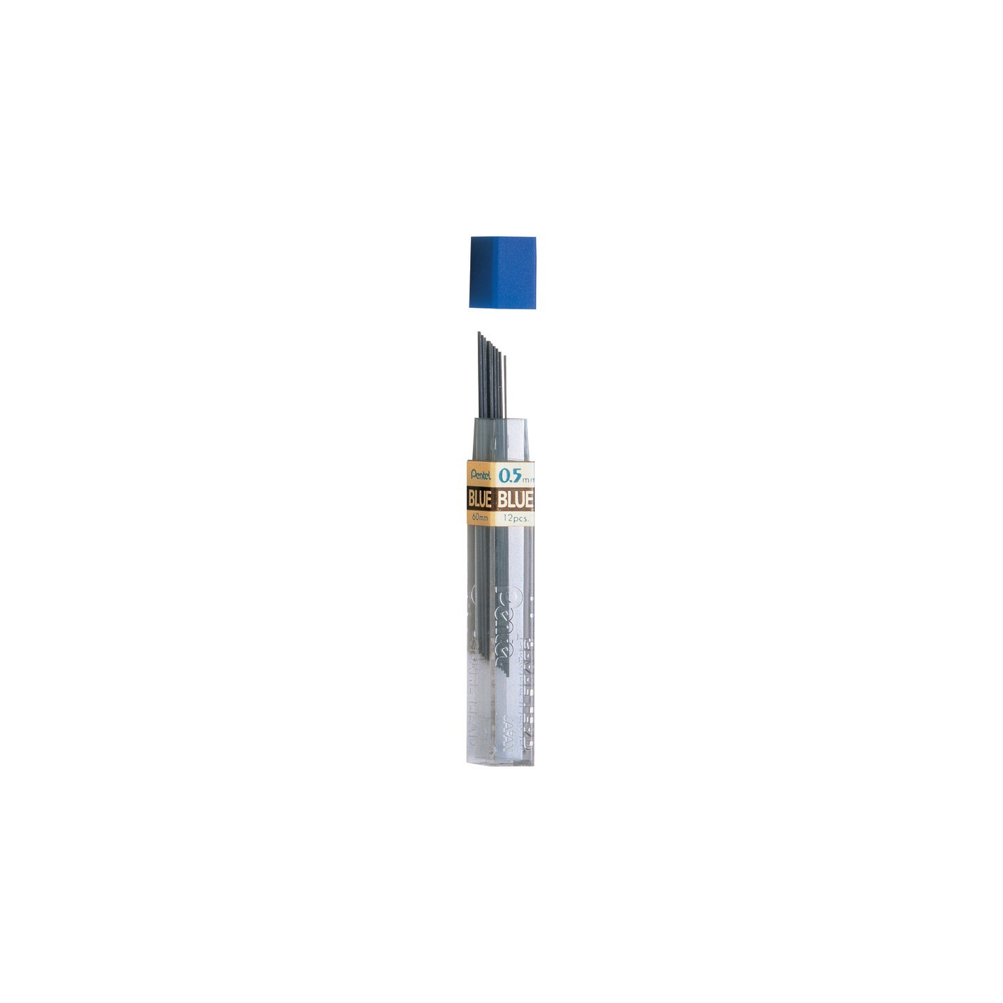 Pentel® Refill Lead Blue (0.5mm) Fine, 12 Pieces