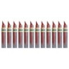 Pentel® HB Super Hi-Polymer Leads, 0.7mm, Red, 12 Per Tube, 12 Tubes