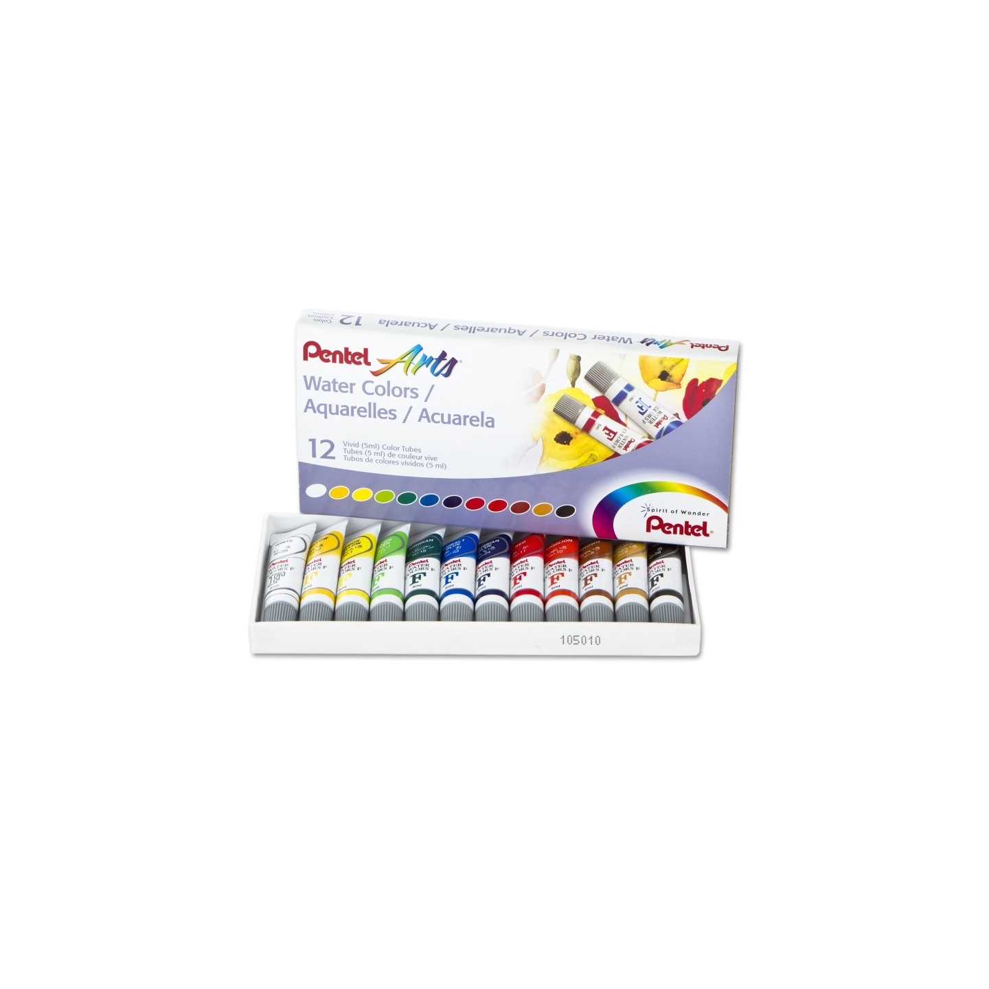Pentel Arts Water Colors, Set of 12