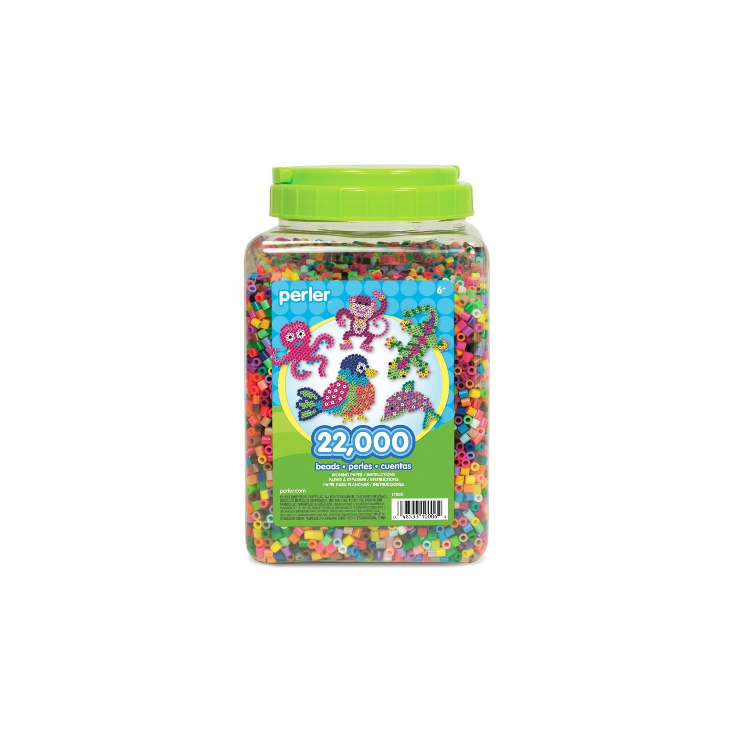 Perler™ Multi-Mix Fuse Beads Jar, Pack of 22000