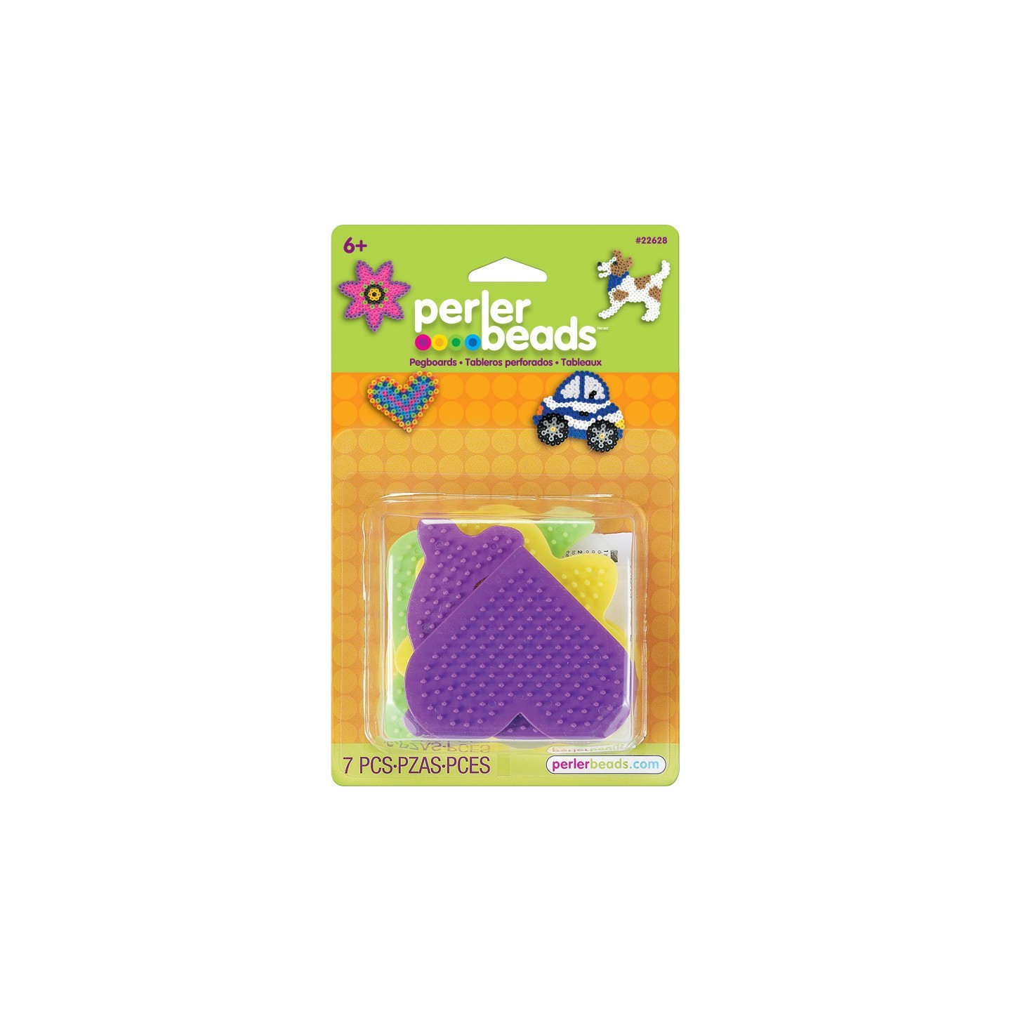 Perler™ Small Fun Shaped Pegboards for Fuse Beads, Pack of 5
