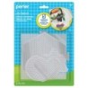 Perler™ Small & Large Basic Shapes Clear Pegboards, Pack of 5