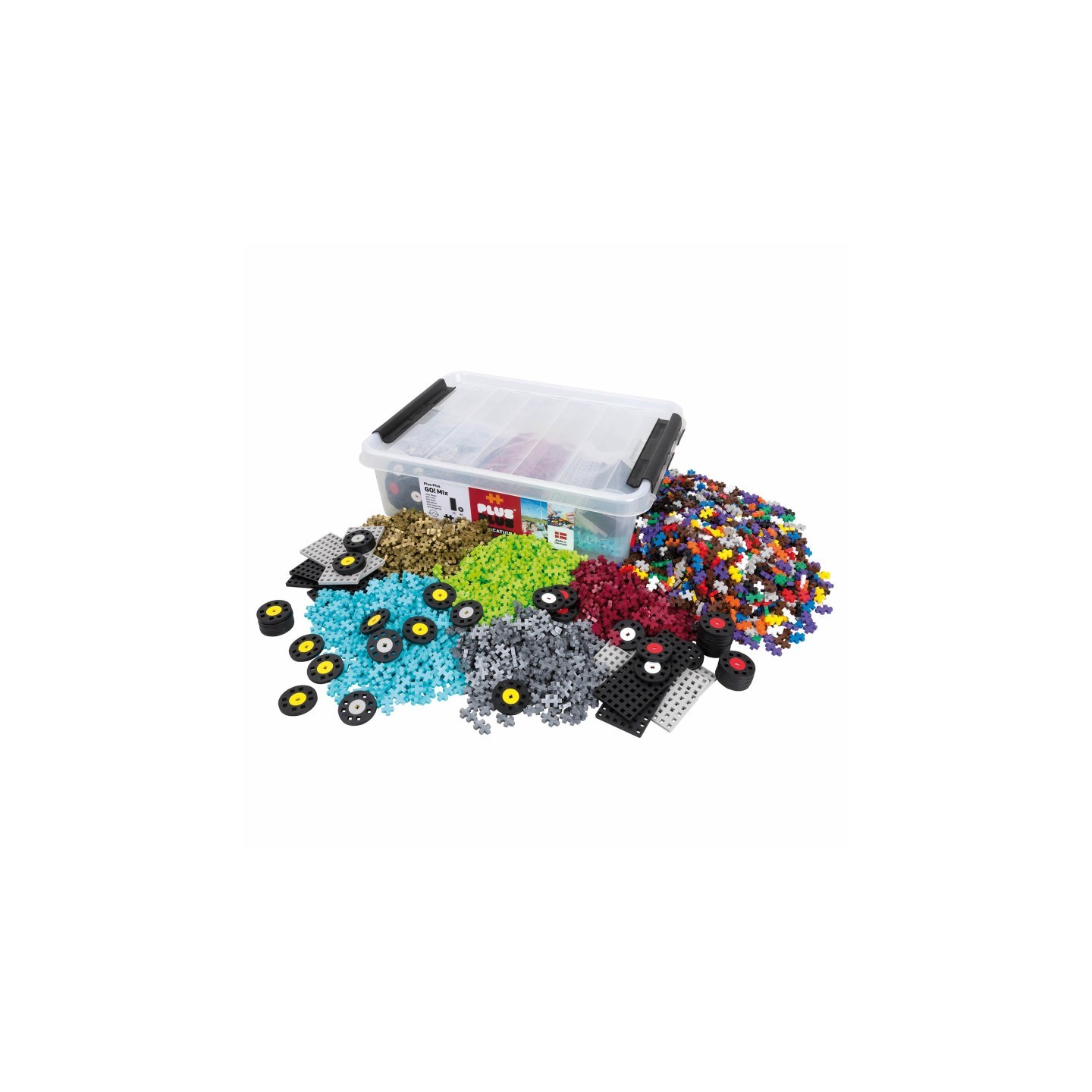 Plus-Plus® Plus-Plus® GO! Educational Tub, 2600 Pieces