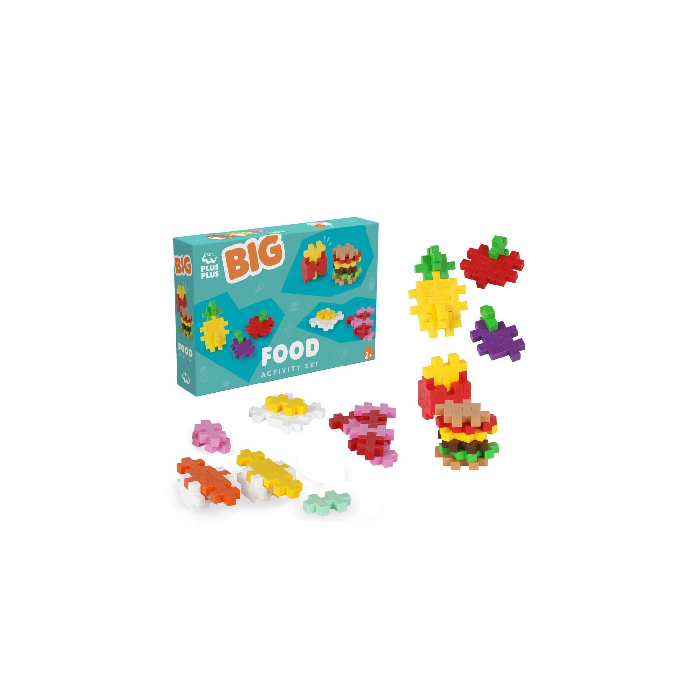 Plus-Plus® Building Blocks BIG Activity Set - Food