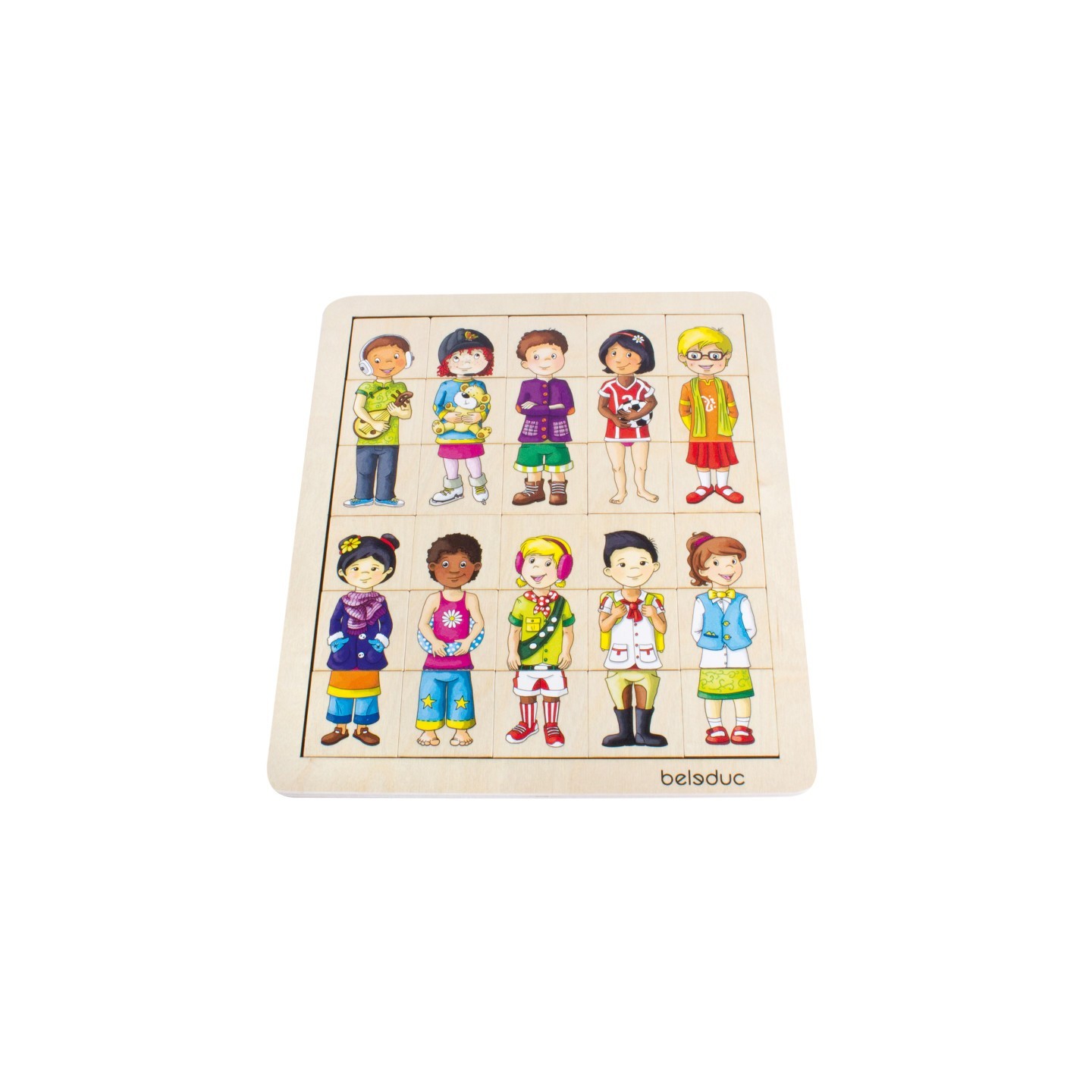 Beleduc Match & Mix Kids Puzzle