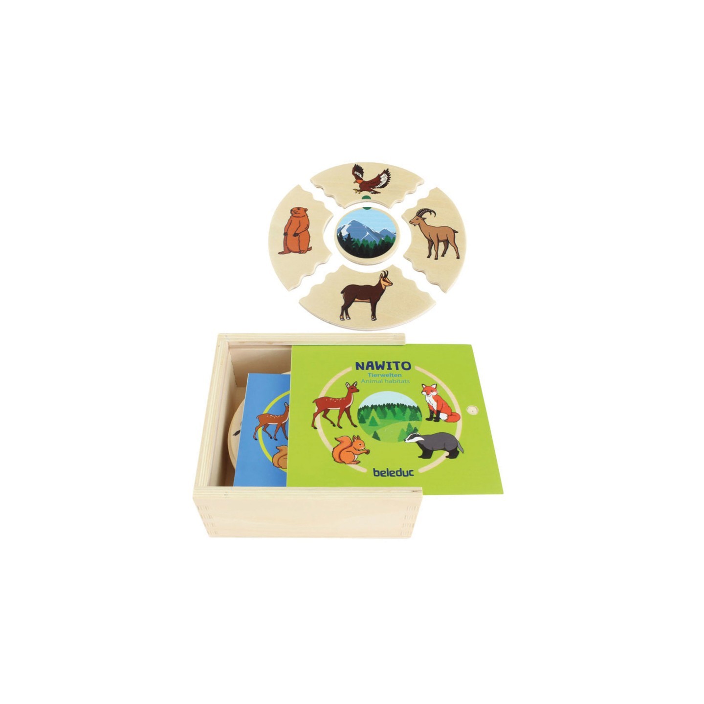 Beleduc Nawito Animal Habitats Puzzles