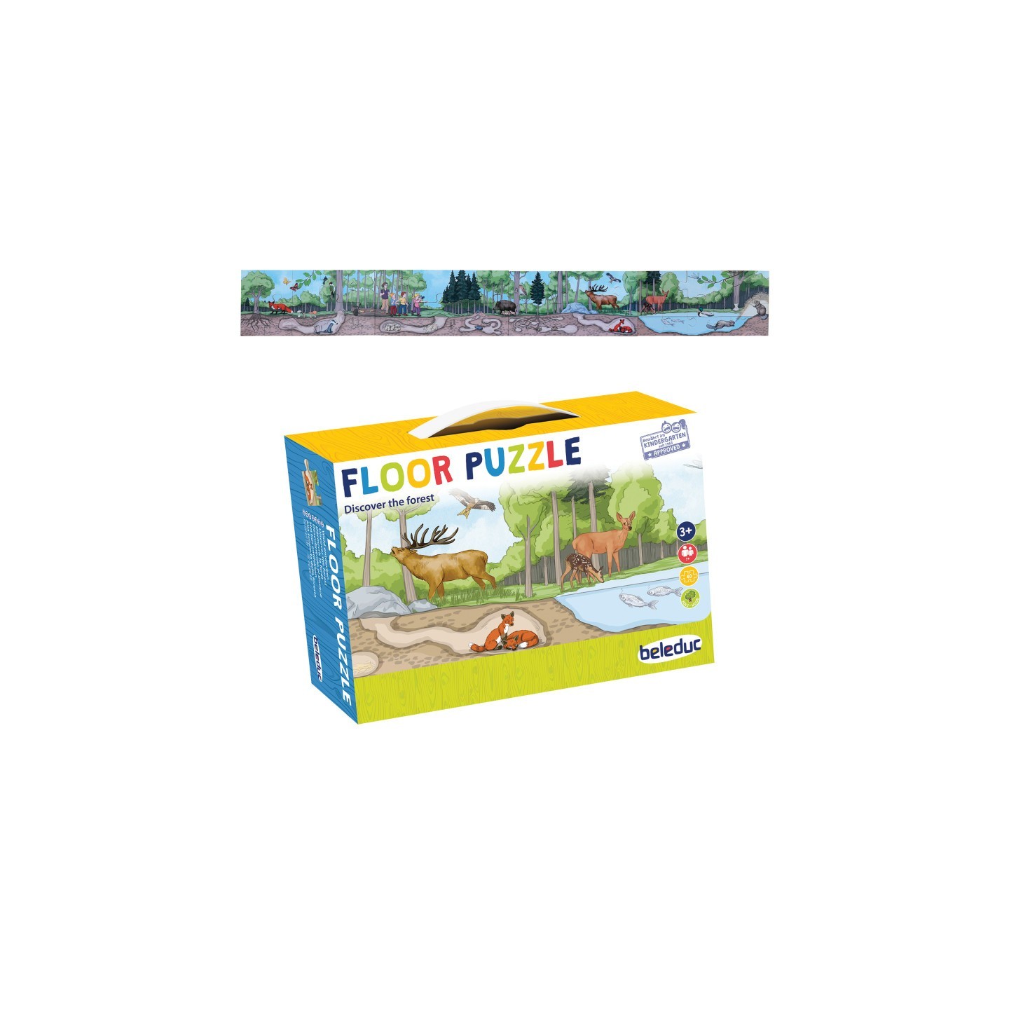 Beleduc Discover The Forest Floor Puzzle