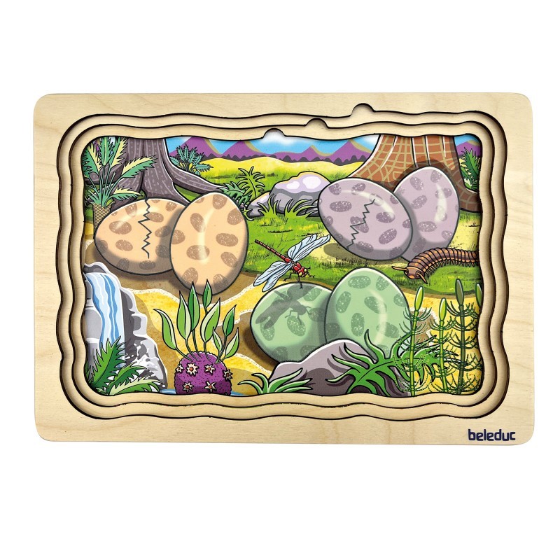 Beleduc Layer Puzzle, Dino