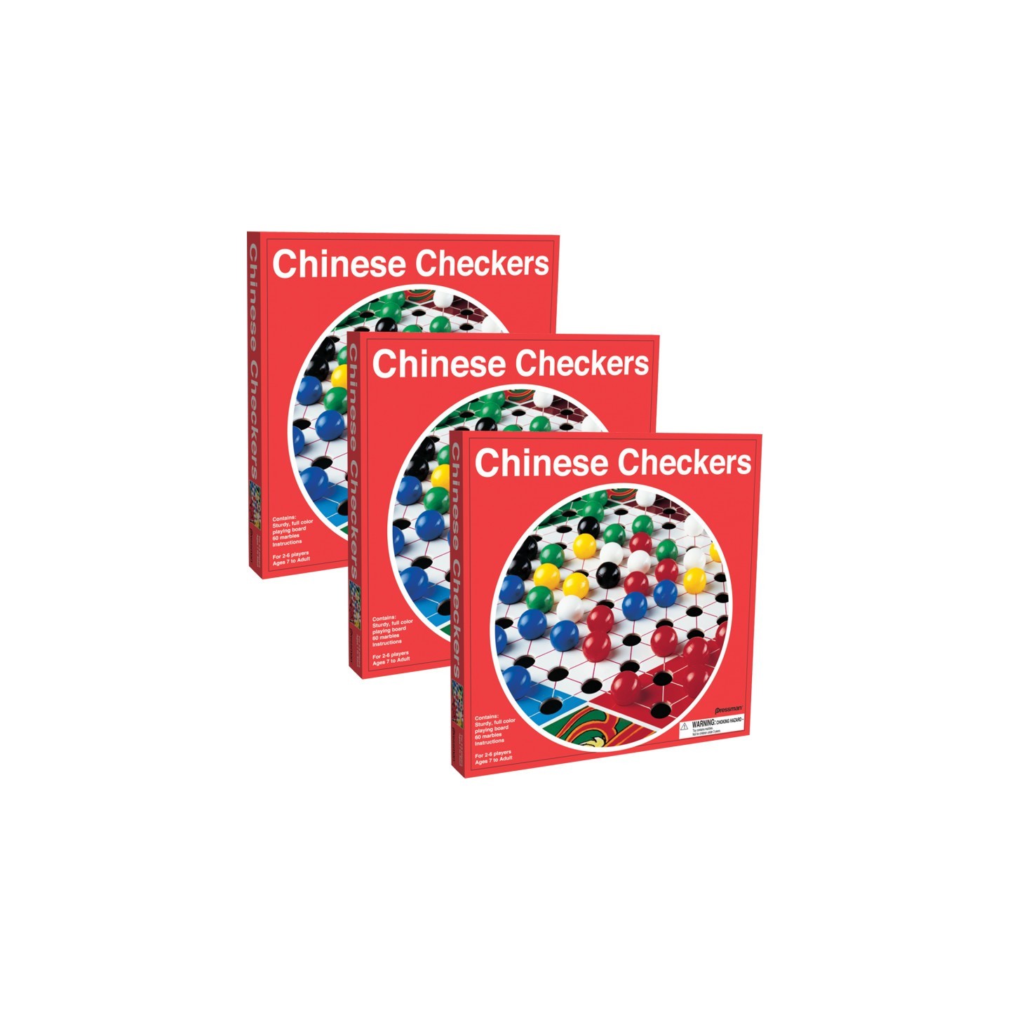 Pressman Chinese Checkers, Pack of 3