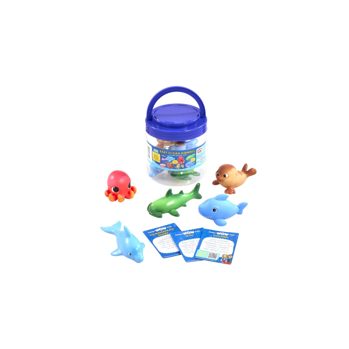 Goliath WOW in the World Soft Baby Ocean Animals Bucket