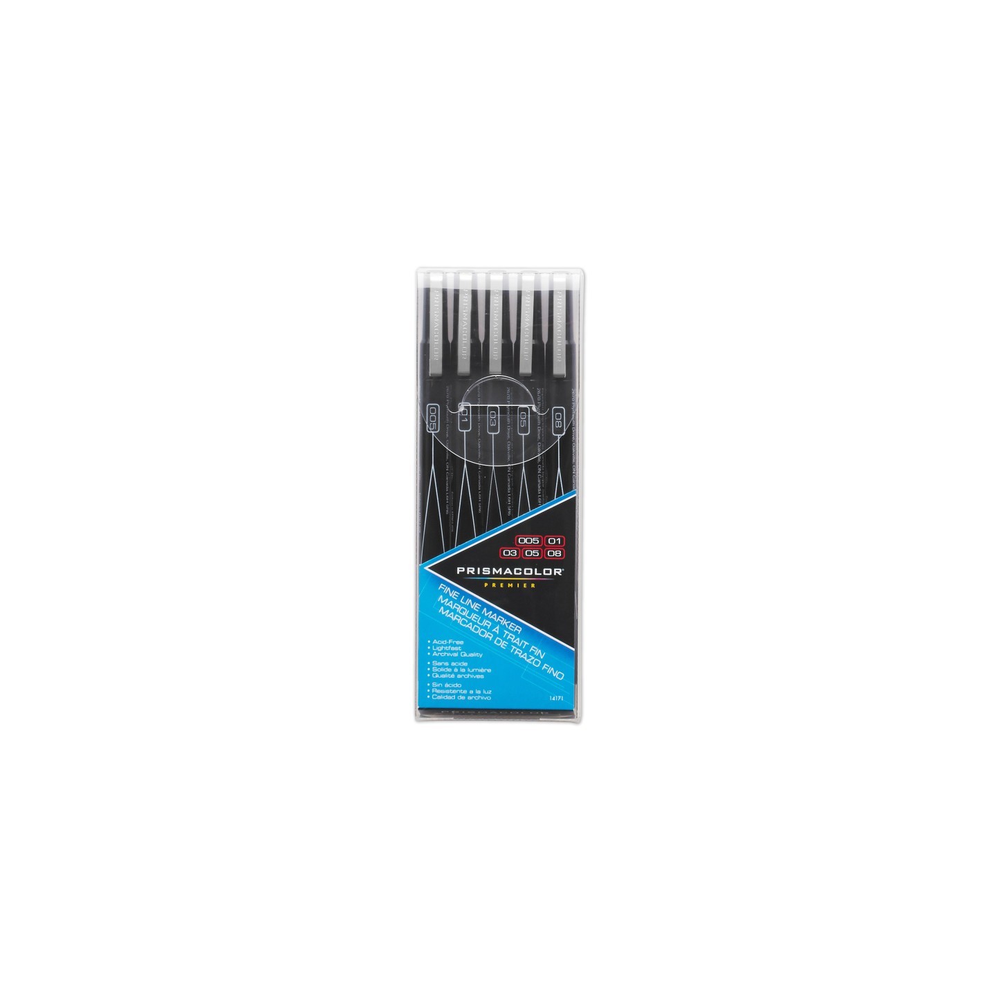 Prismacolor® Premier® Fine Line Black Marker Set
