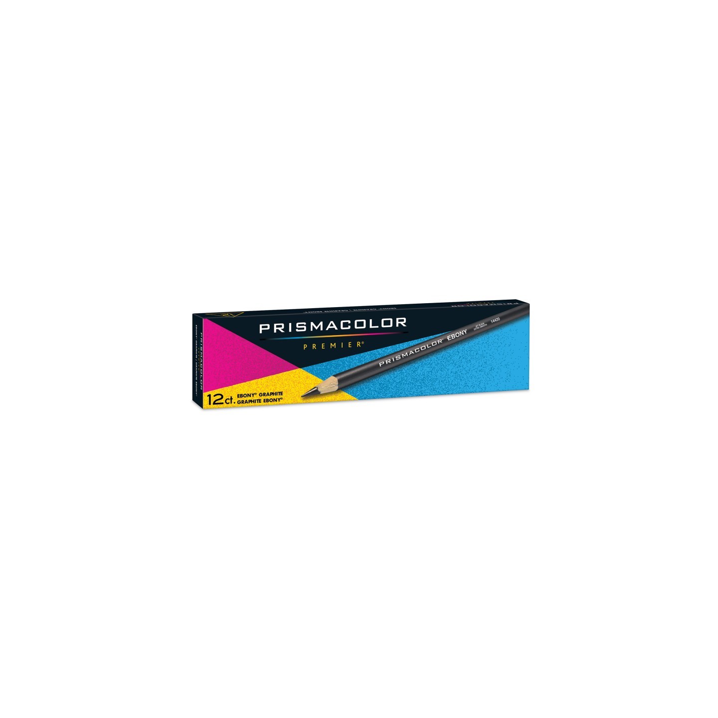 Prismacolor® Ebony Graphite Drawing Pencils, Black, Box of 12