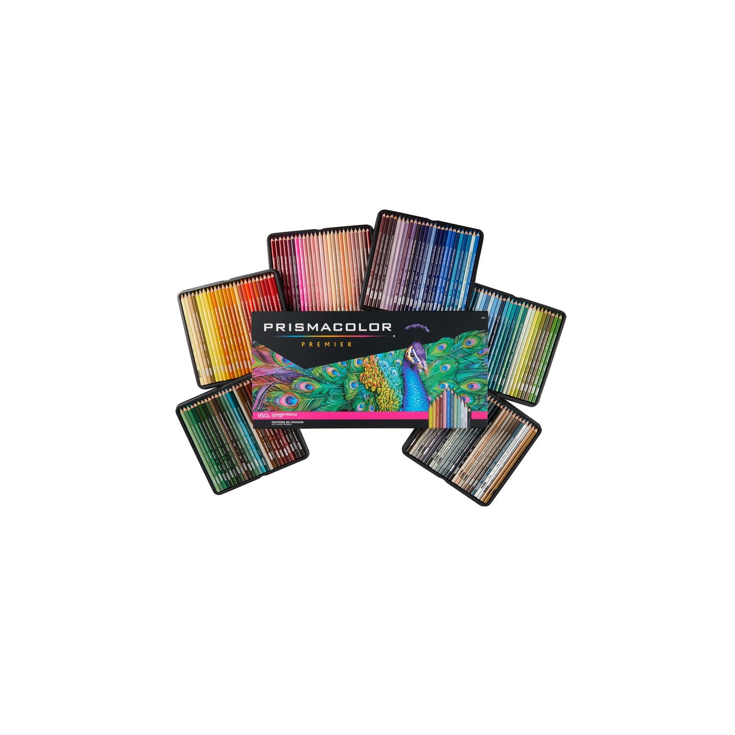 Prismacolor® Premier Colored Pencils, Soft Core, Ultra-Smooth, Durable, Vibrant Colors, 150 Count