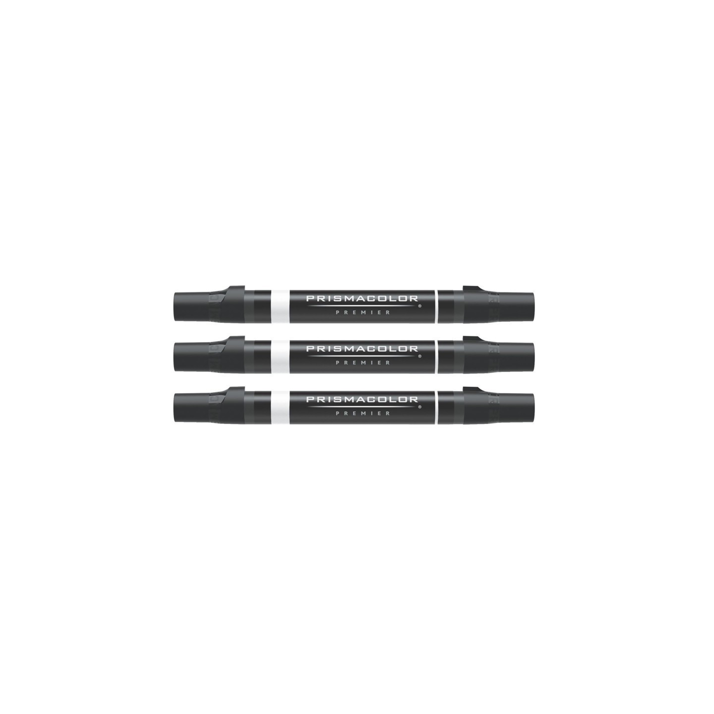 Prismacolor® Premier® Double-Ended Colorless Blender Marker, Fine & Chisel Tip, 1 Count, Pack of 3