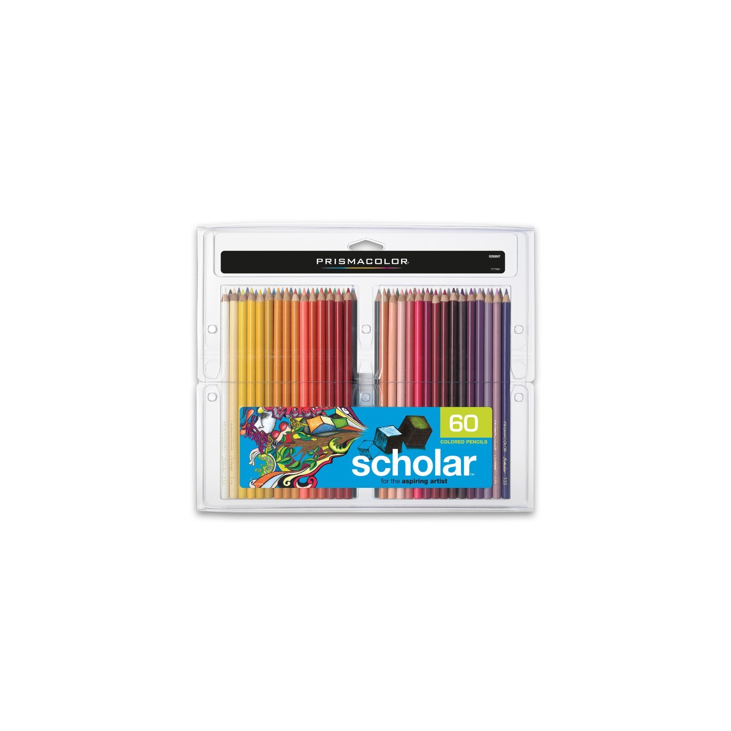 Prismacolor® Scholar Colored Pencils, Assorted Colors, 60 Count