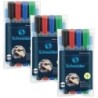 Schneider® Maxx 130 Permanent Markers, Assorted Colors, 4 Per Pack, 3 Packs