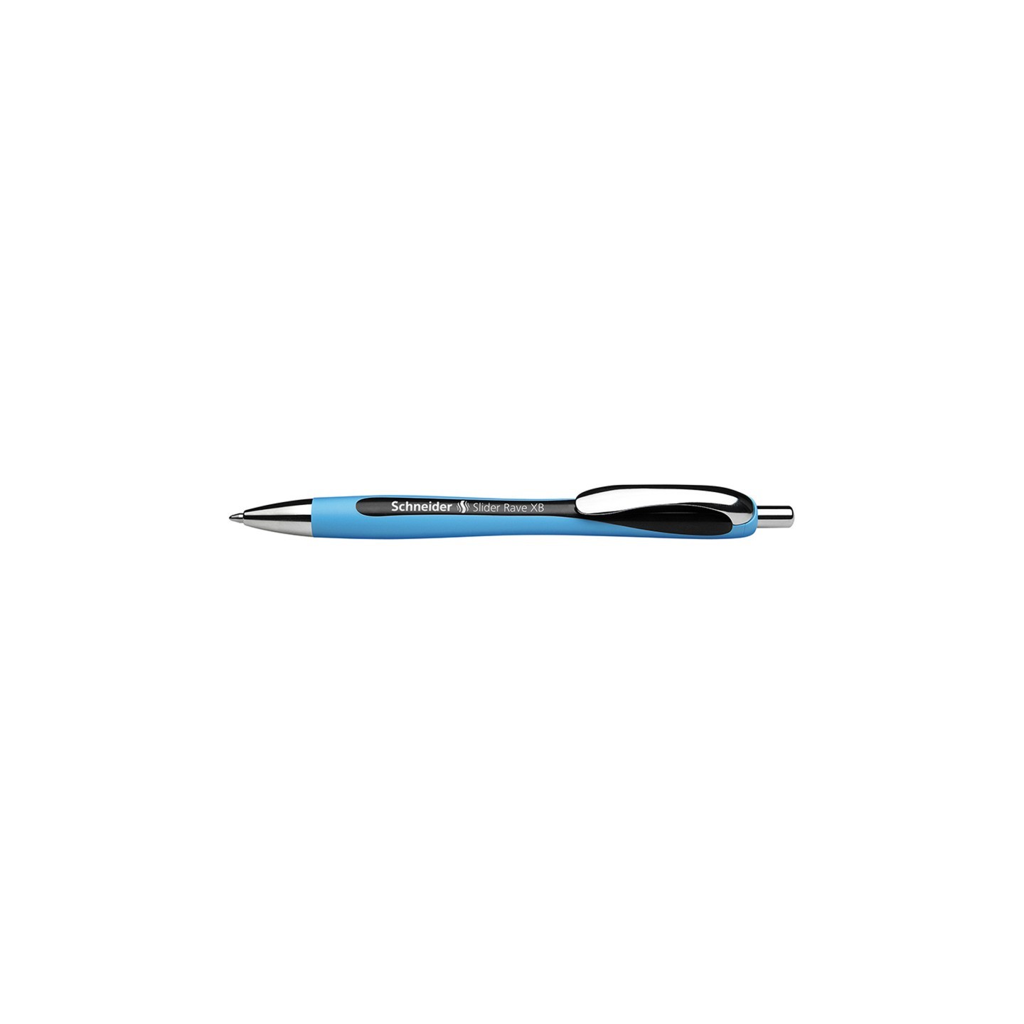 Schneider® Slider Rave XB Refillable + Retractable Ballpoint Pen, 1.4 mm, Black Ink, Single Pen