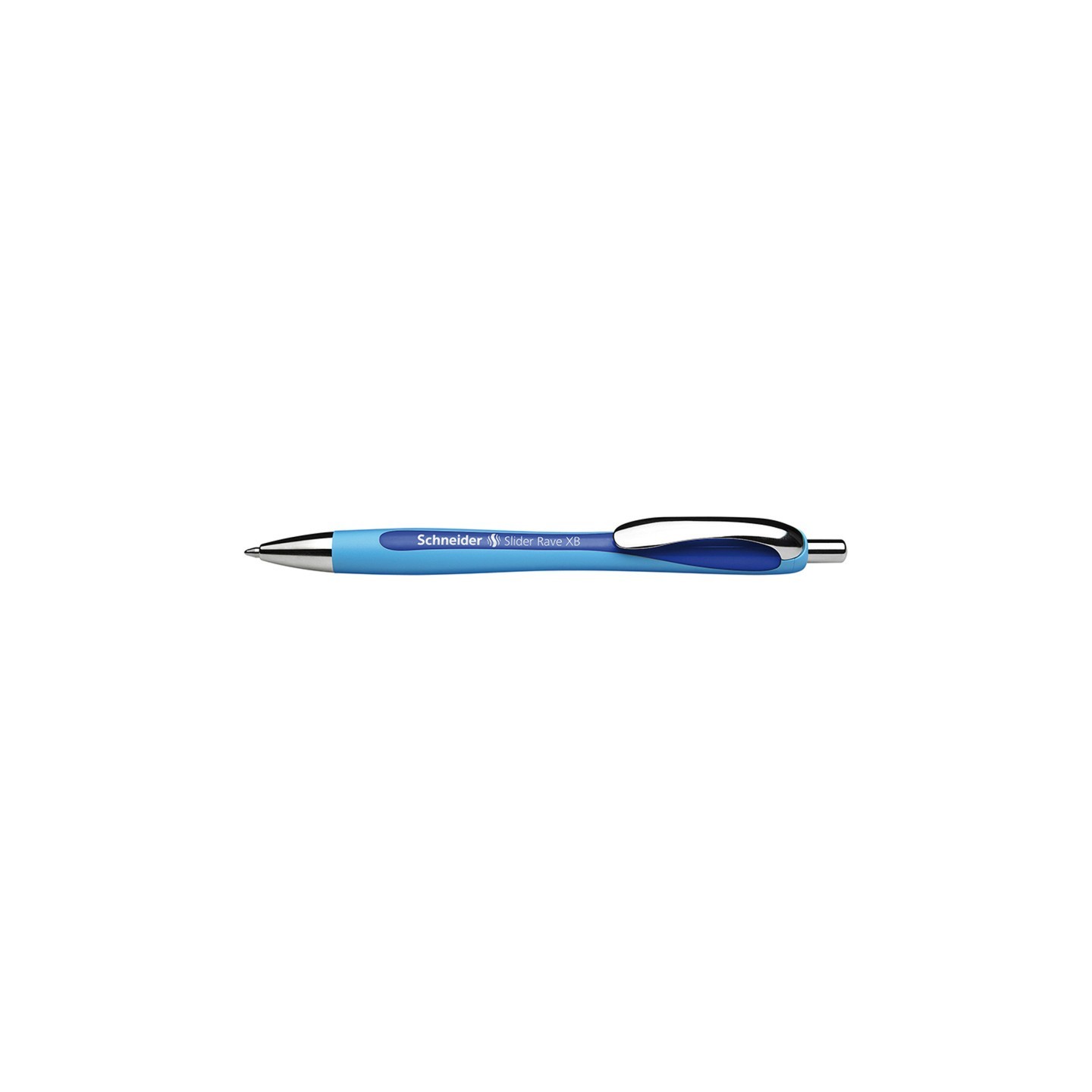 Schneider® Slider Rave XB Refillable + Retractable Ballpoint Pen, 1.4 mm, Blue Ink, Single Pen