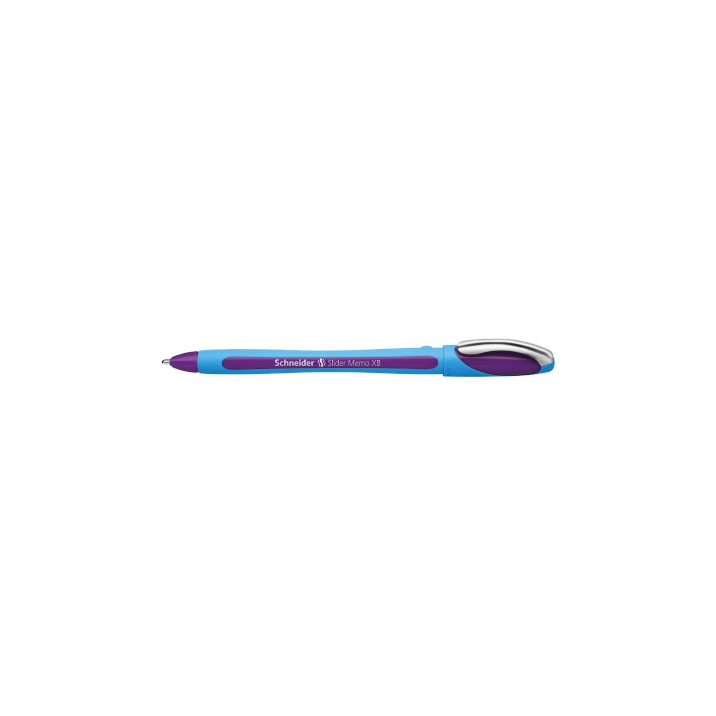 Schneider® Slider Memo XB Ballpoint Pen, 1.4 mm, Violet Ink, Box of 10 Pens
