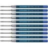 Schneider® Slider 755 XB Ballpoint Pen Refill, Viscoglide Ink, Blue, Pack of 10