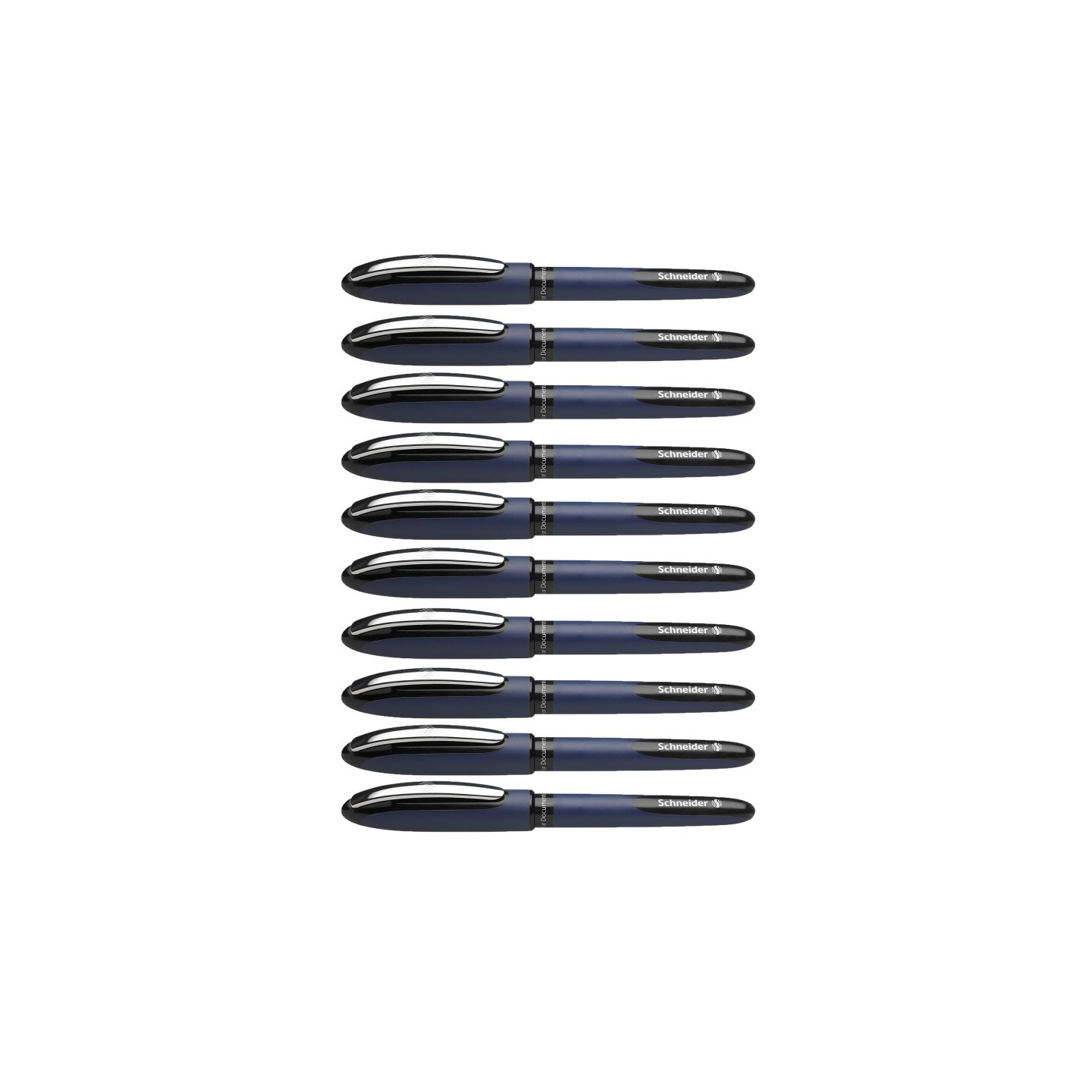 Schneider® One Business Rollerball Pens, 0.6mm, Black, Pack of 10