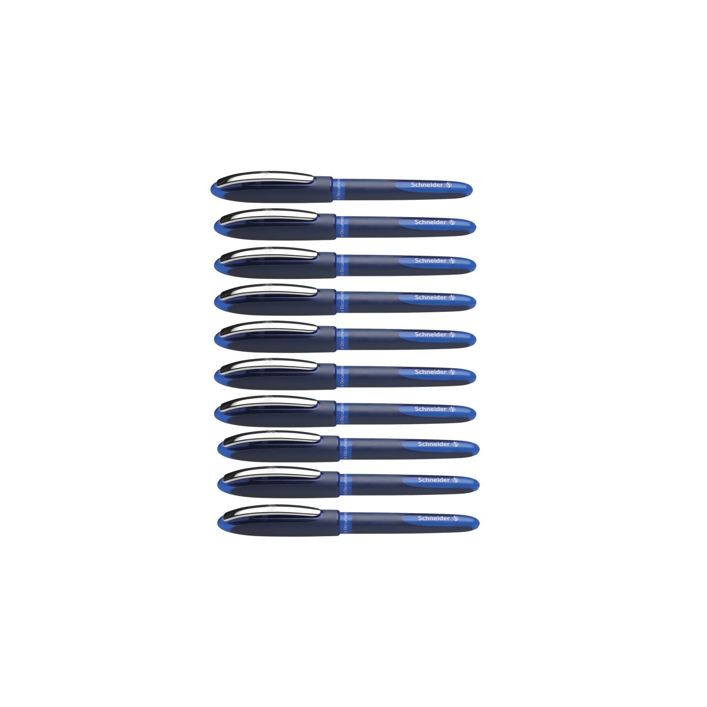Schneider® One Business Rollerball Pens, 0.6mm, Blue, Pack of 10