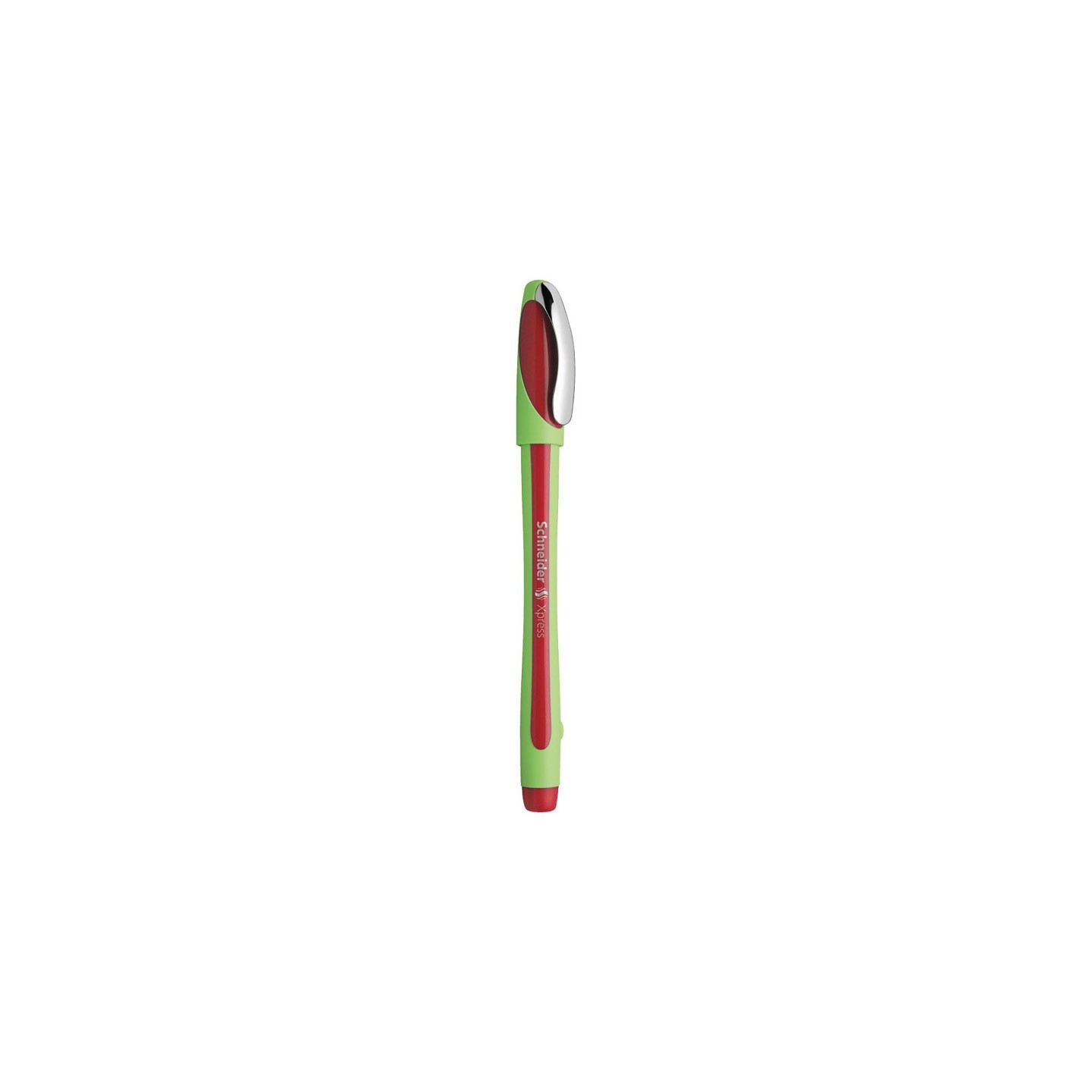 Schneider® Xpress Premium Fineliner Pen, Fiber Tip, 0.8 mm, Red Ink, Single Pen