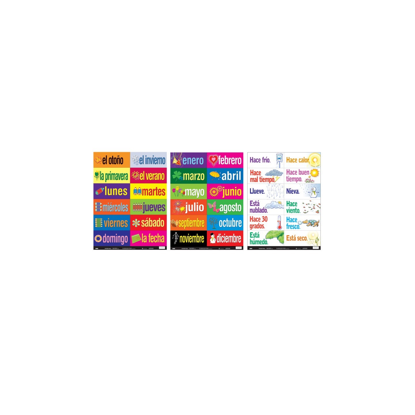 Poster Pals® Spanish Multi-Purpose Card Set