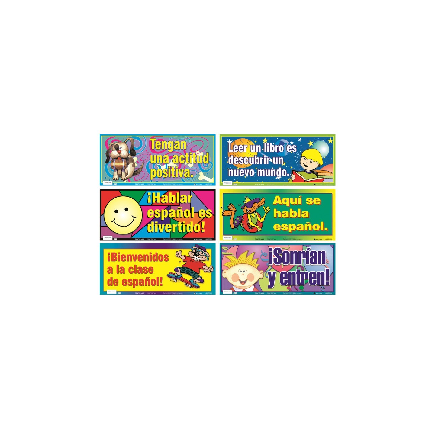 Poster Pals® Spanish Variety Poster Set