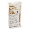 Pentel Arts Slicci METALLIC (0.8mm) Needle Tip Med Gel Pen, Gold Metallic Ink, Pack of 12