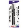 Pentel Arts Pocket Brush Pen with 2 Black Refills
