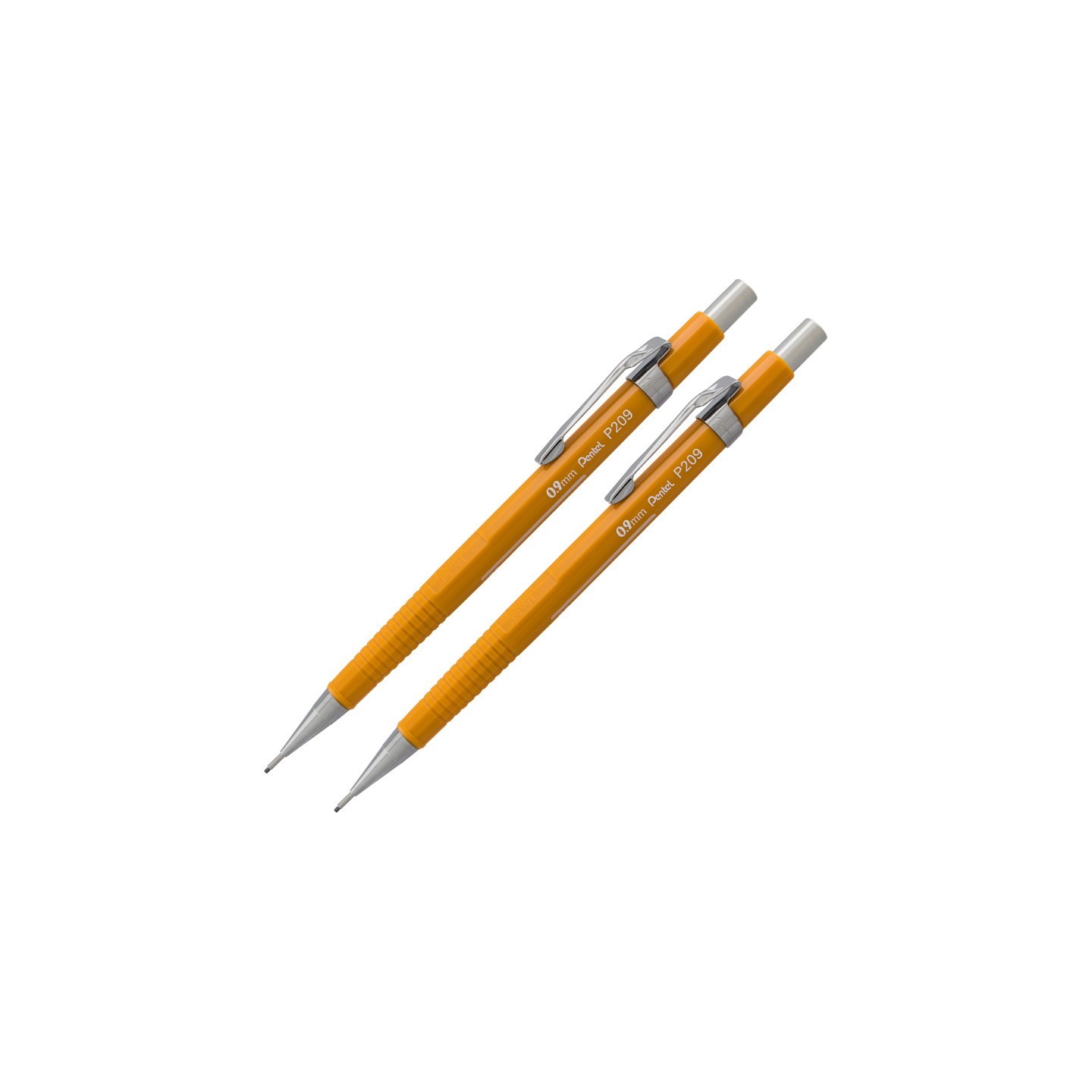 Pentel® Sharp Mechanical Pencil (0.9mm), Yellow Barrel, Pack of 2