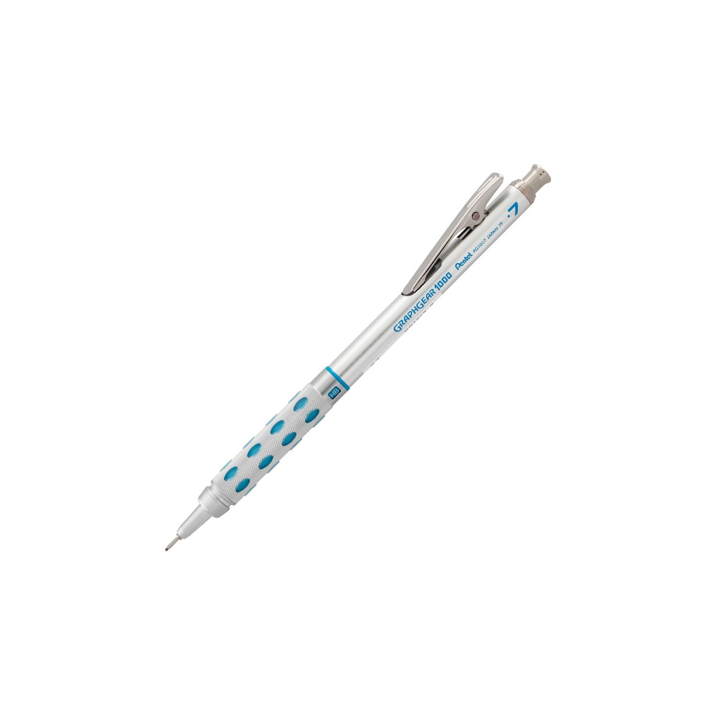 Pentel Arts GraphGear 1000 Automatic Drafting Pencil (0.7mm), Blue Accents