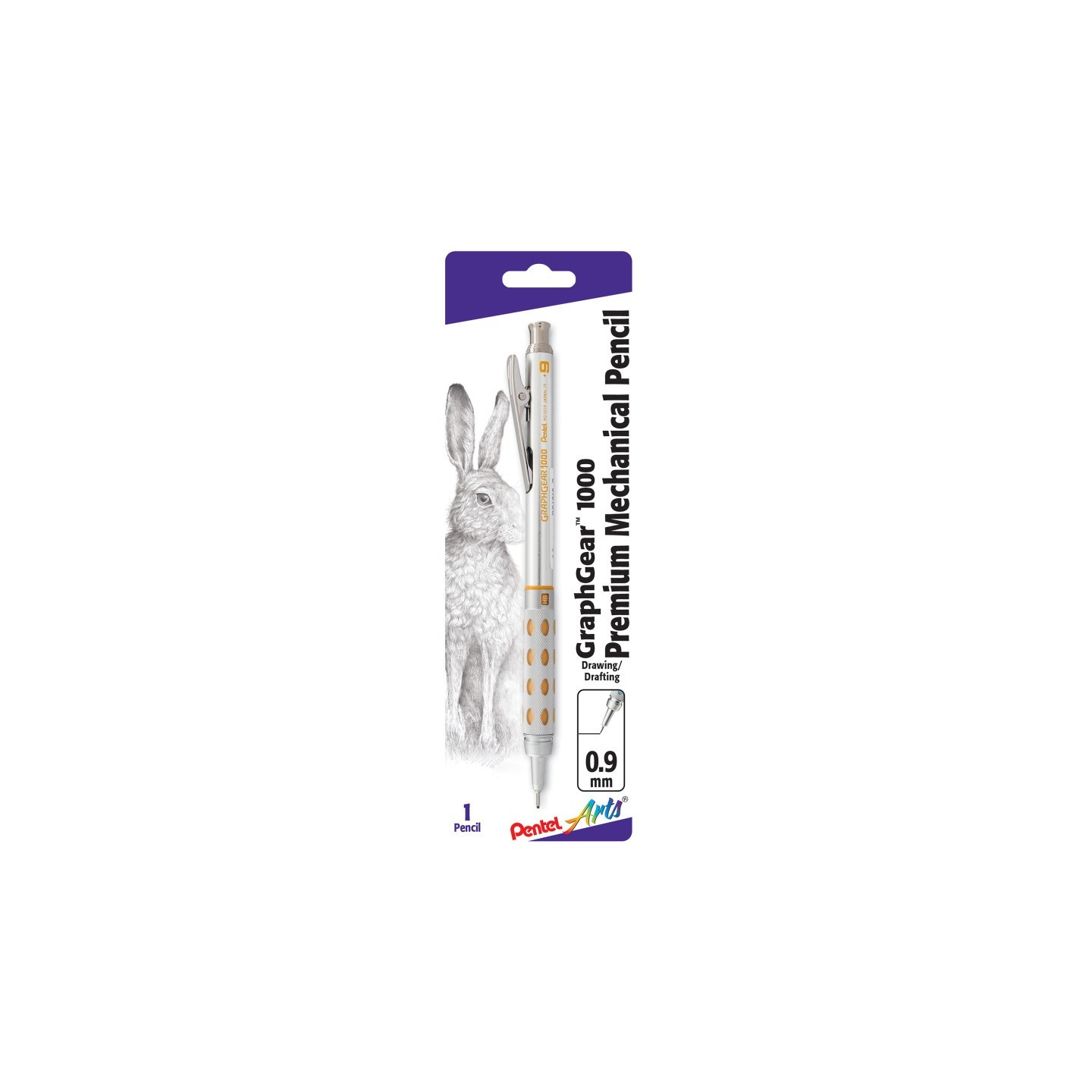 Pentel Arts GraphGear 1000 Expert Mechanical Drafting Pencil (0.9mm)