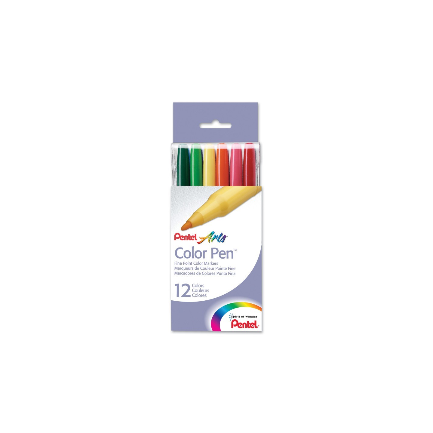 Pentel Arts Color Pen 12-Color Set