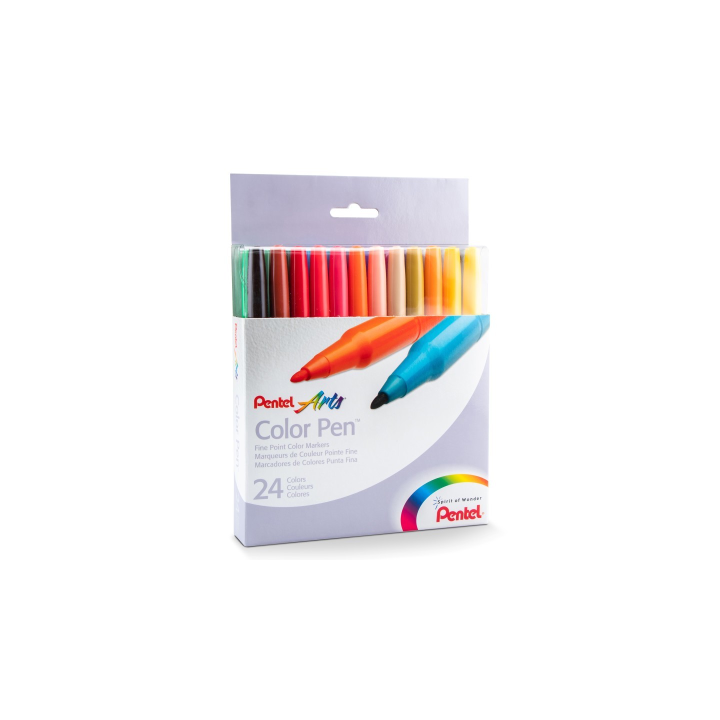 Pentel Arts Color Pen 24-Color Set
